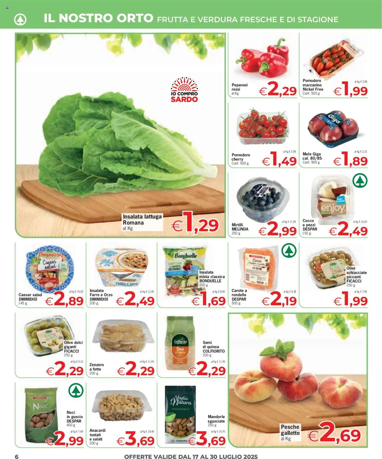 Volantino Eurospar	 - pagina 6 - valido dal 17/07/2025