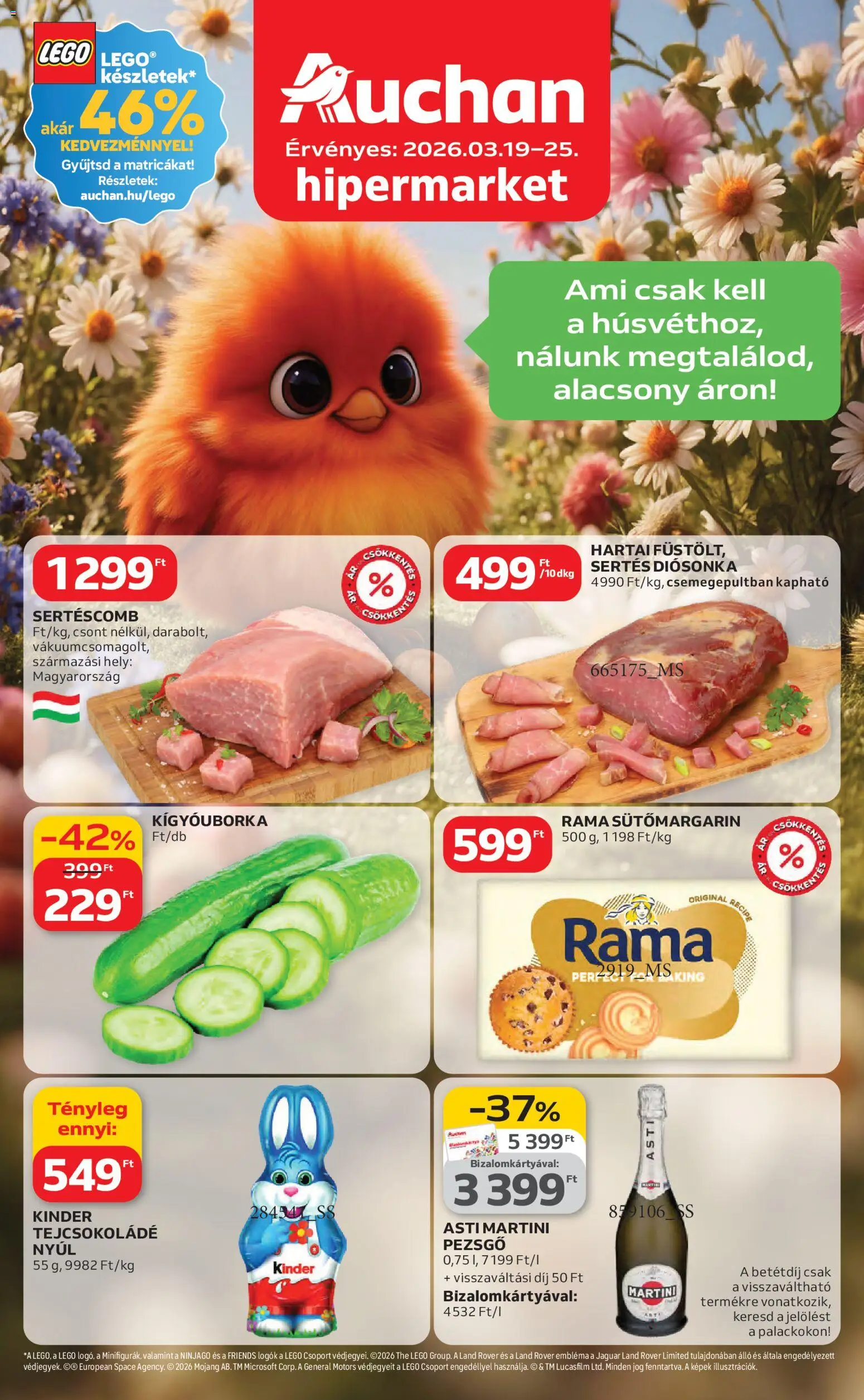 Auchan akciós újság - 1oldal - érvényes 2026.03.19.-tól