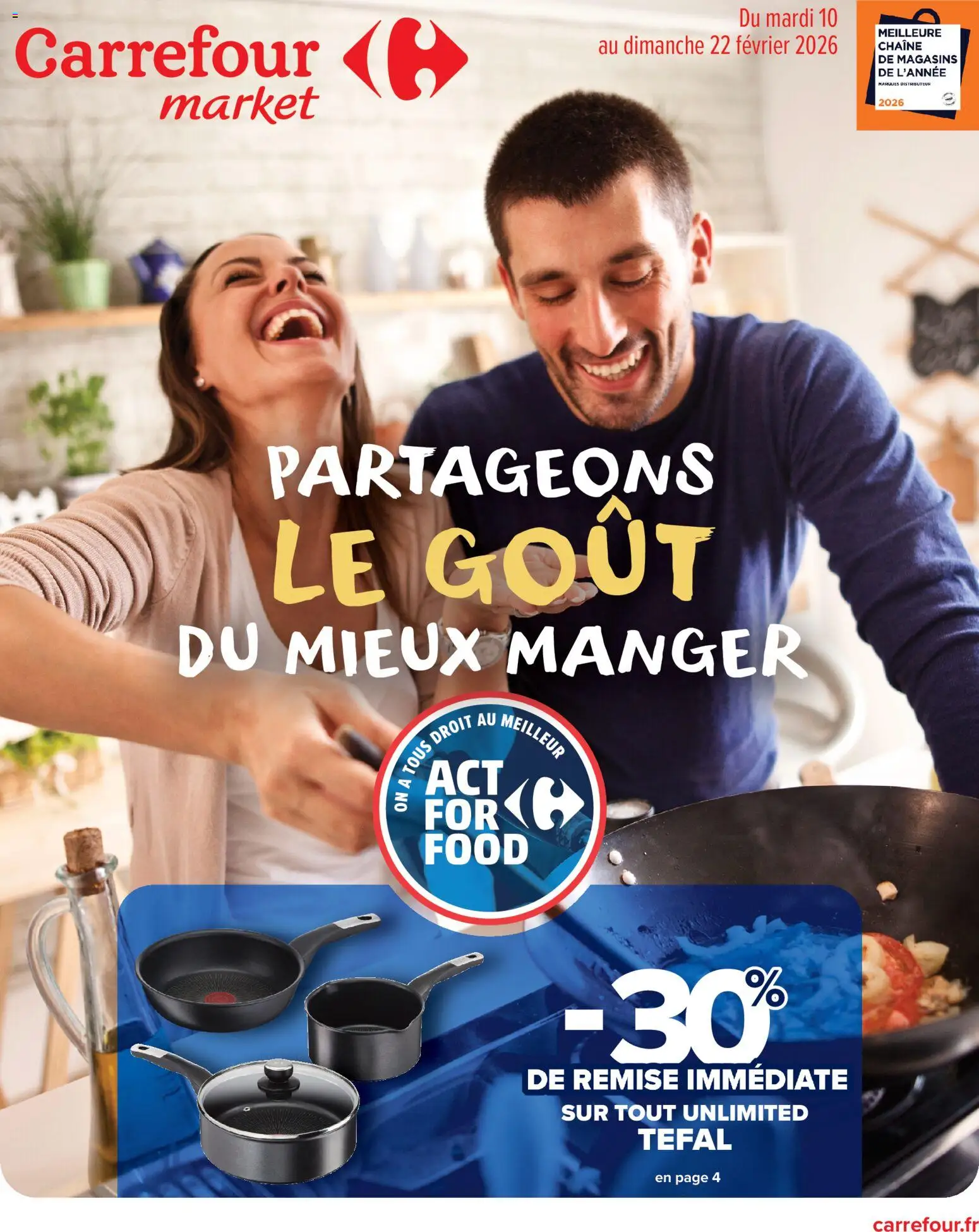 Carrefour Market Partageons le goût du mieux manger - page 1 - valable à partir du 10/02/2026
