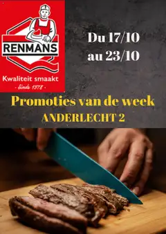 Renmans folder / publicité geldig vanaf 17/10/2025