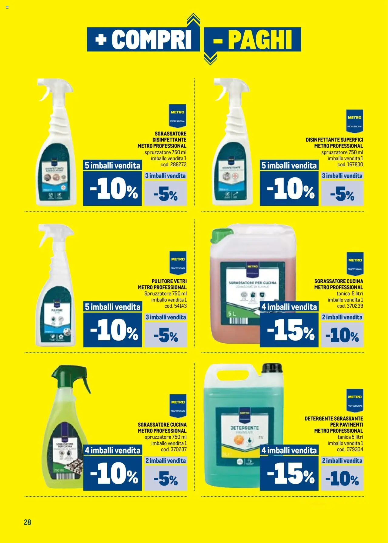 Metro Compri - Paghi catalogo - pagina 28 - valido dal 09/10/2025
