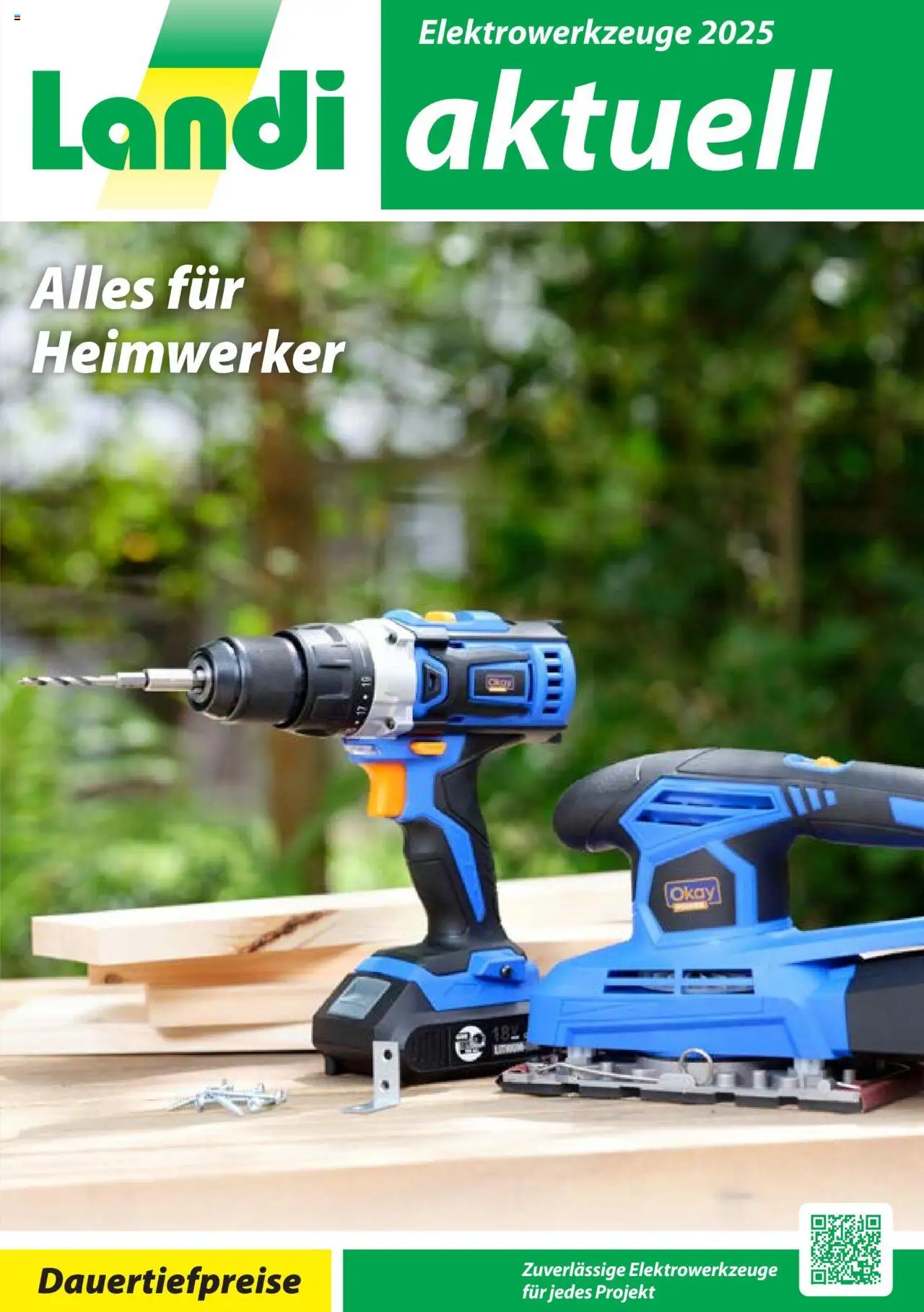 Landi Aktionen Elektrowerkzeuge Okay Power - Seite 1- gültig ab 29.01.2025