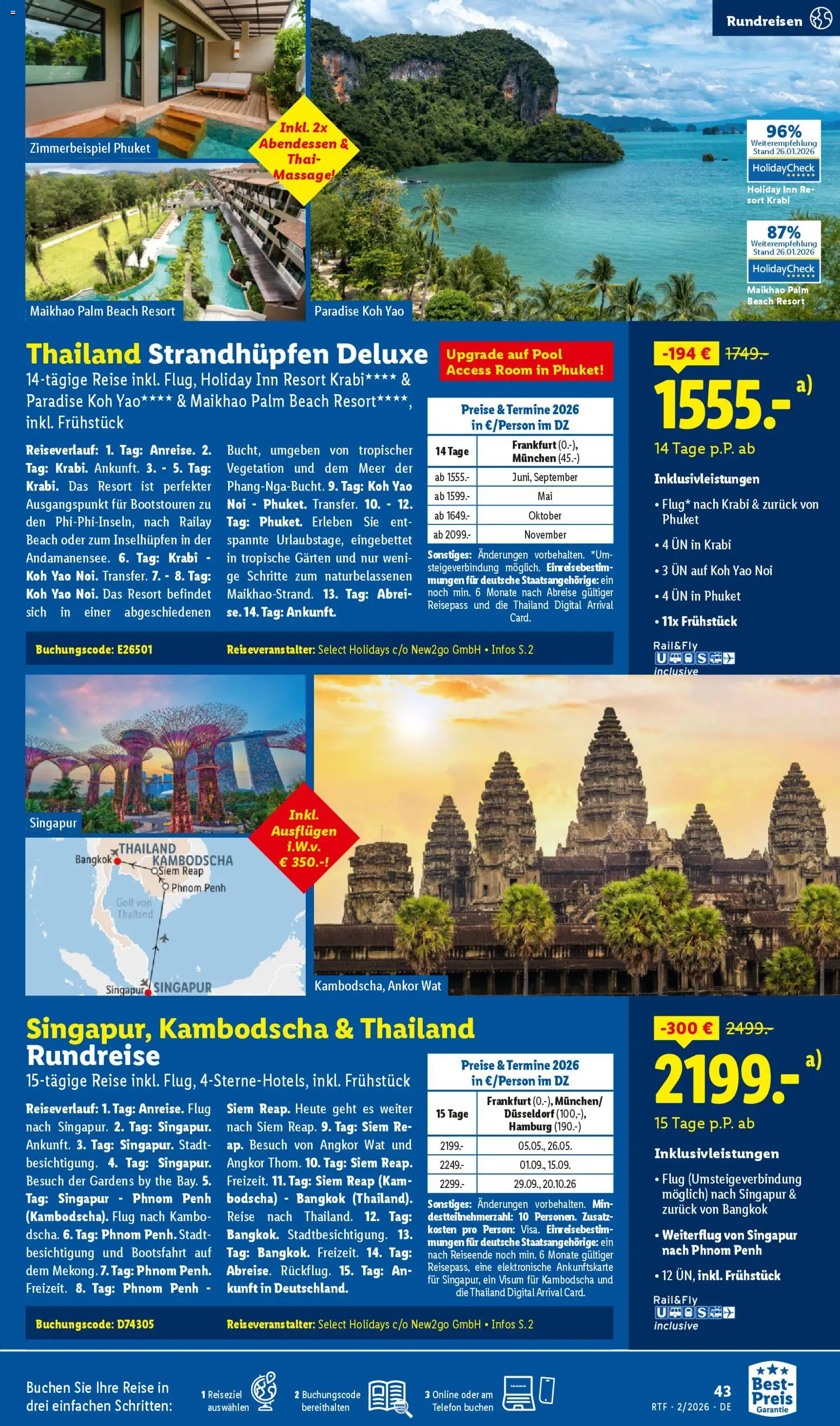 Lidl Reisen Prospekt 	 - Seite 43 - gültig ab 14.02.2026