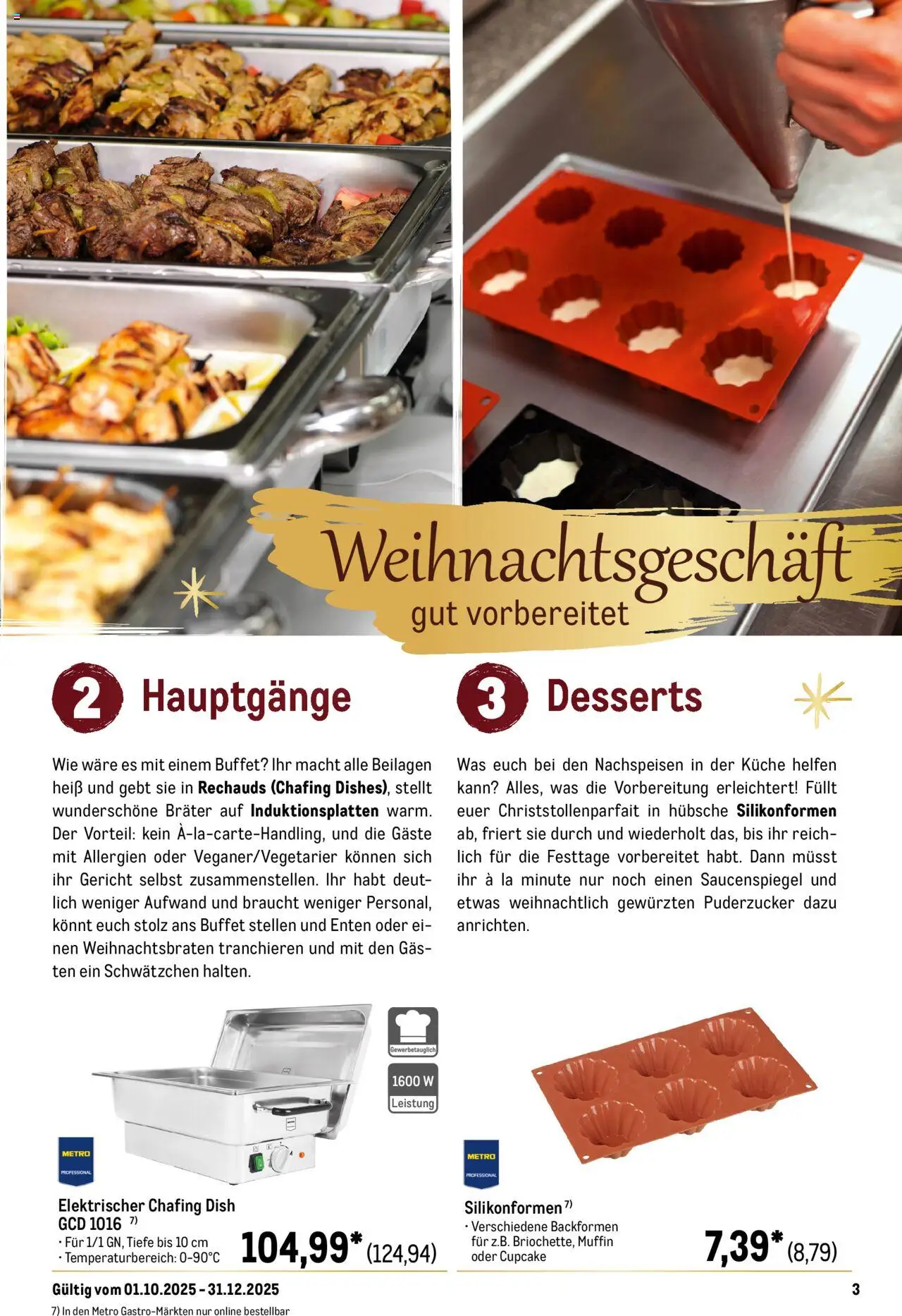 Metro Saisonkatalog "Perfekt ausgestattet" - Seite 3 - gültig ab 01.10.2025