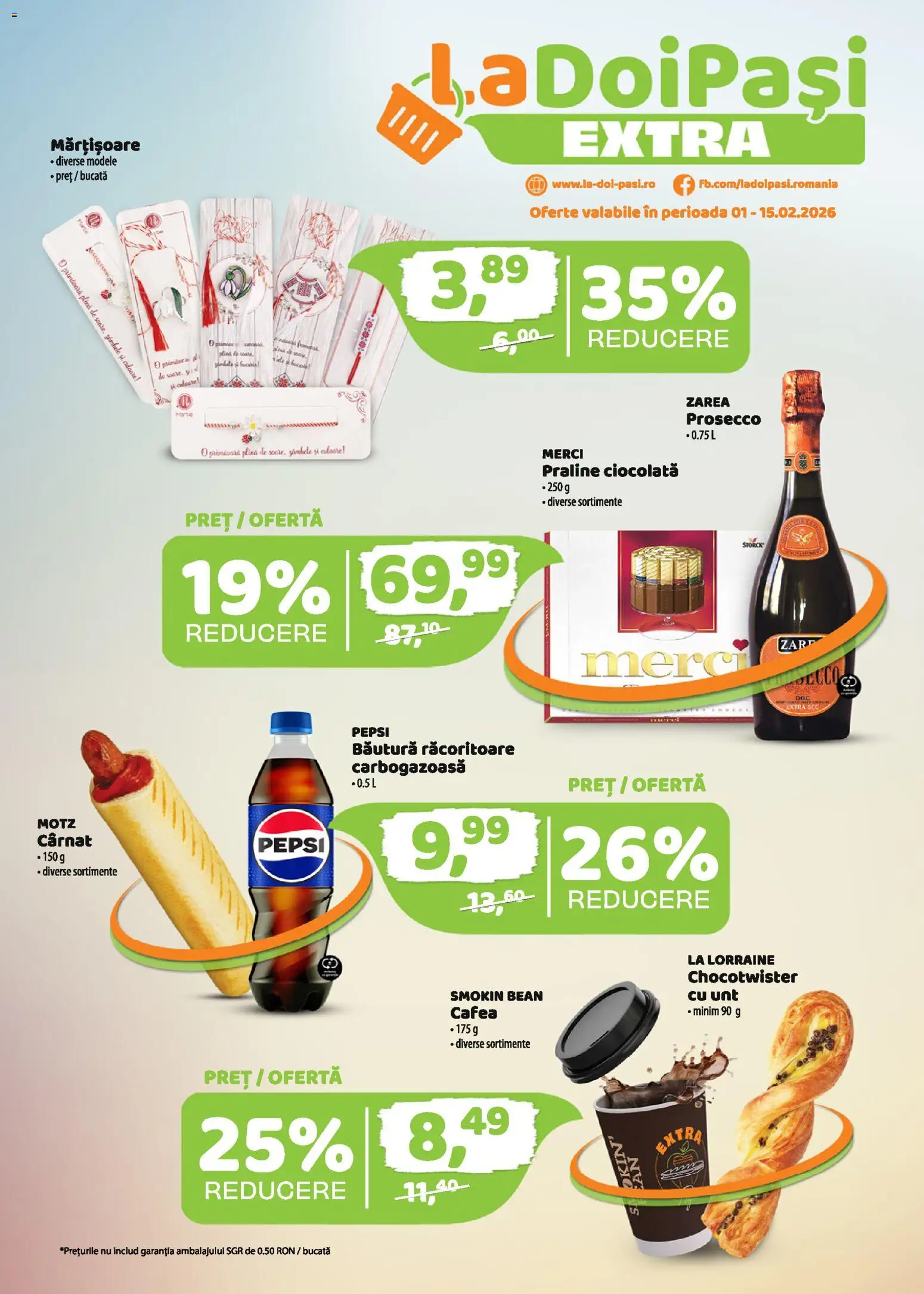 LaDoiPași catalog - Extra - pagina 1- valabil de la 01.02.2026