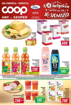 Előnézet COOP - Abc & Szuper / Tisza érvényes 2026.02.26.-tól