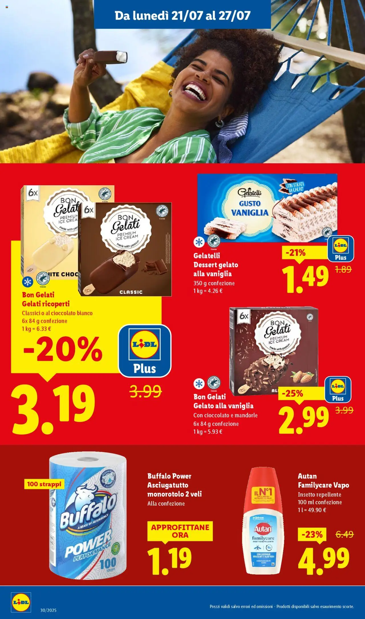 Volantino Lidl	 - pagina 14 - valido dal 21/07/2025