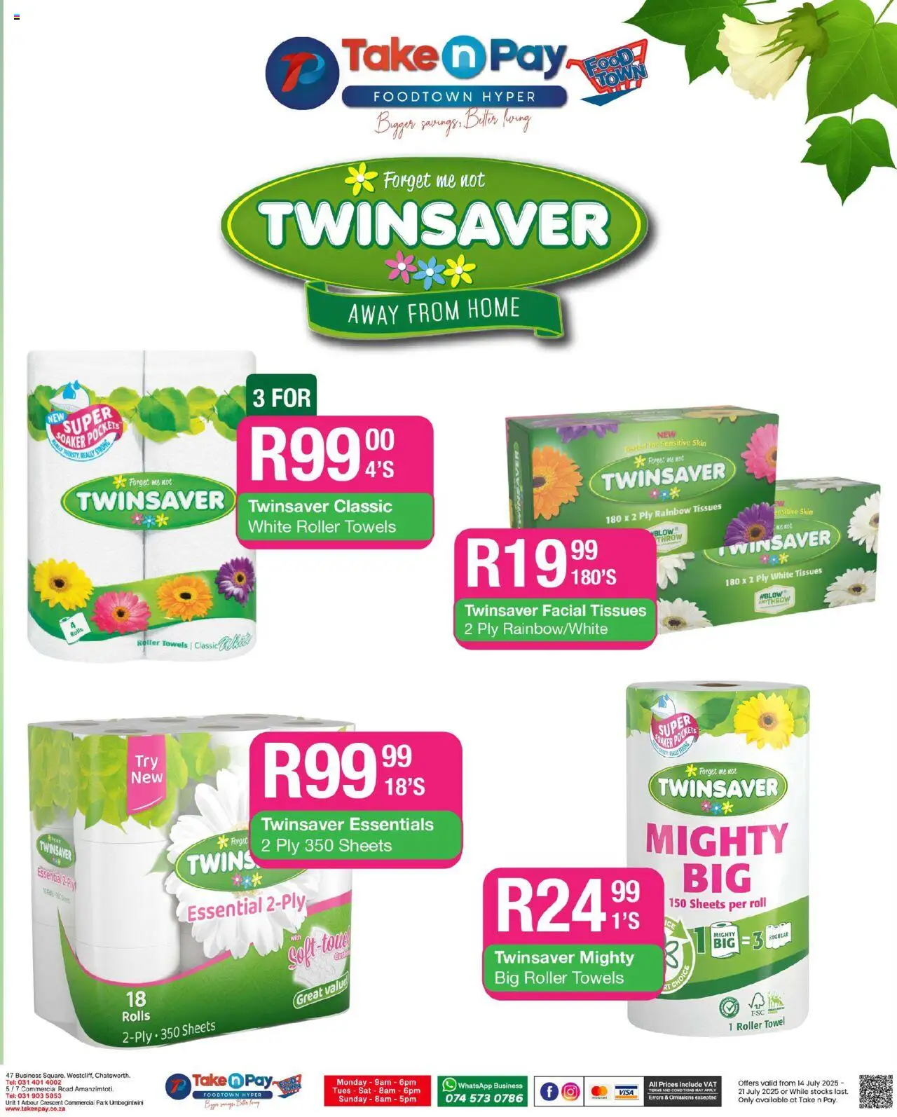 Take n Pay Specials - page 19- valid from 14/07/2025