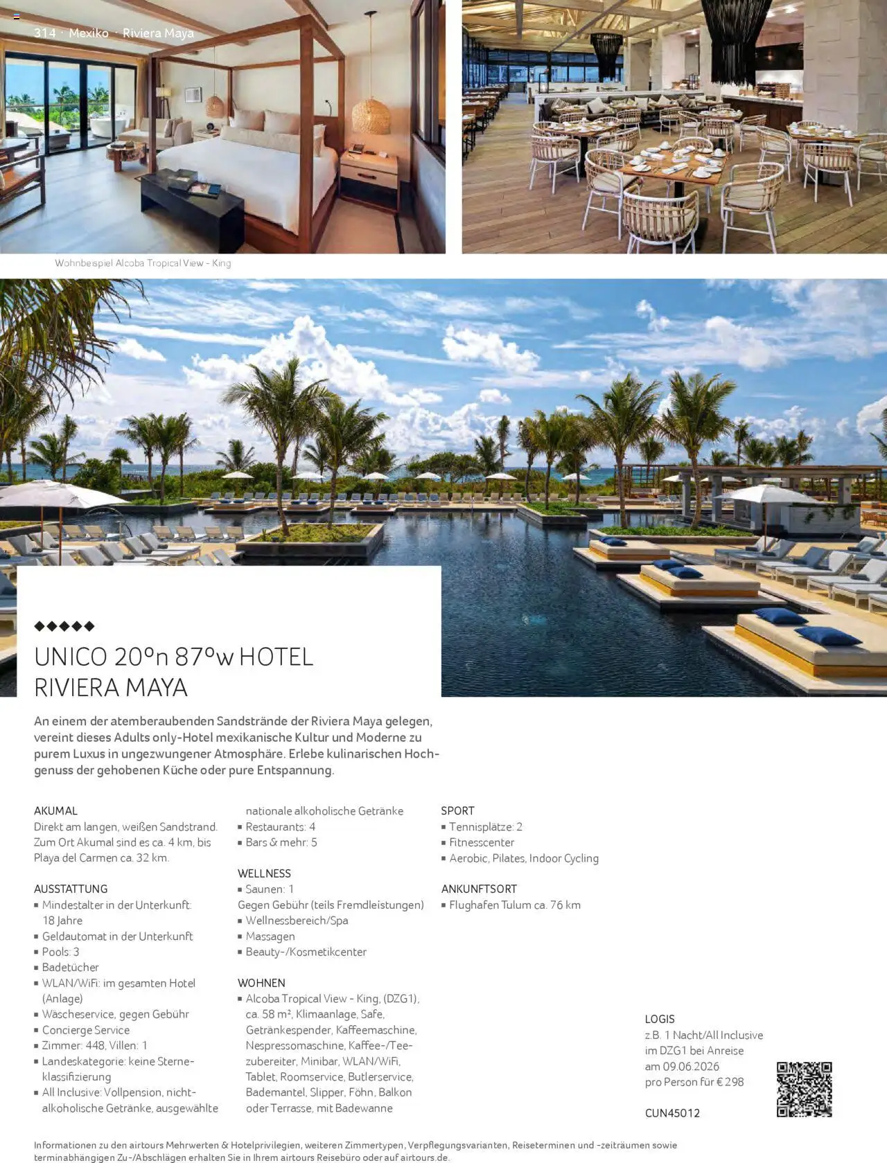 TUI airtours Katalog  Erstklassige Fernreisen 2025/26 - Seite 314 - gültig ab 01.11.2025