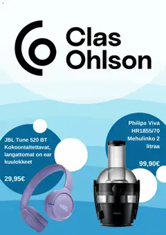 Esikatselu Clas Ohlson tarjoukset voimassa alkaen 18/08/2025
