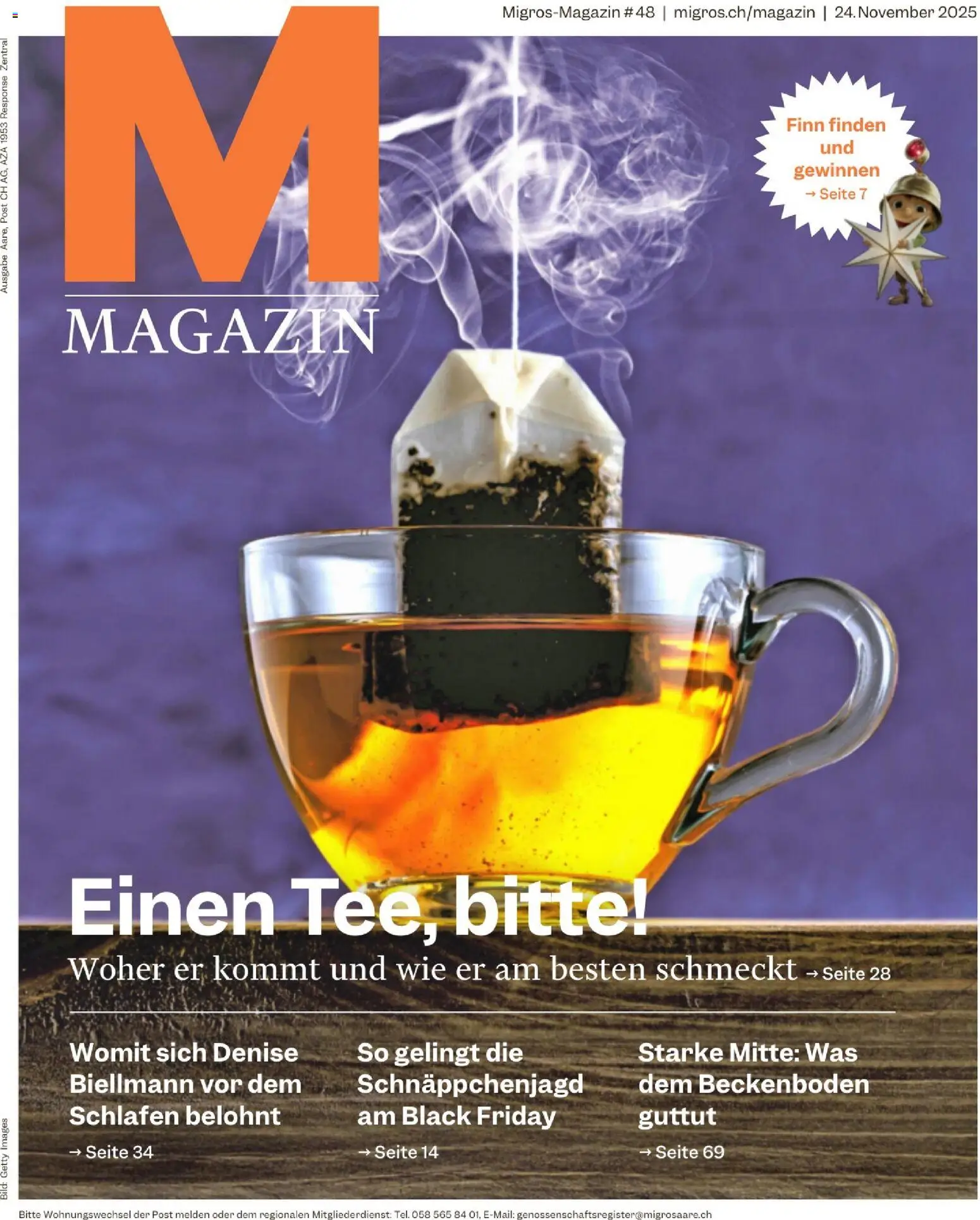 Migros Magazin - Seite 1- gültig ab 24.11.2025