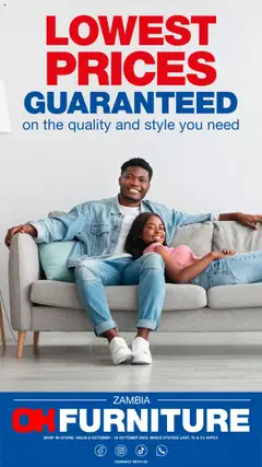 Preview OK Furniture - Zambia Specials valid from 06/10/2025