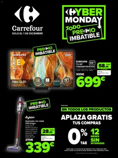 Vista previa del folleto Carrefour Cyber Monday válido desde 01/12/2025