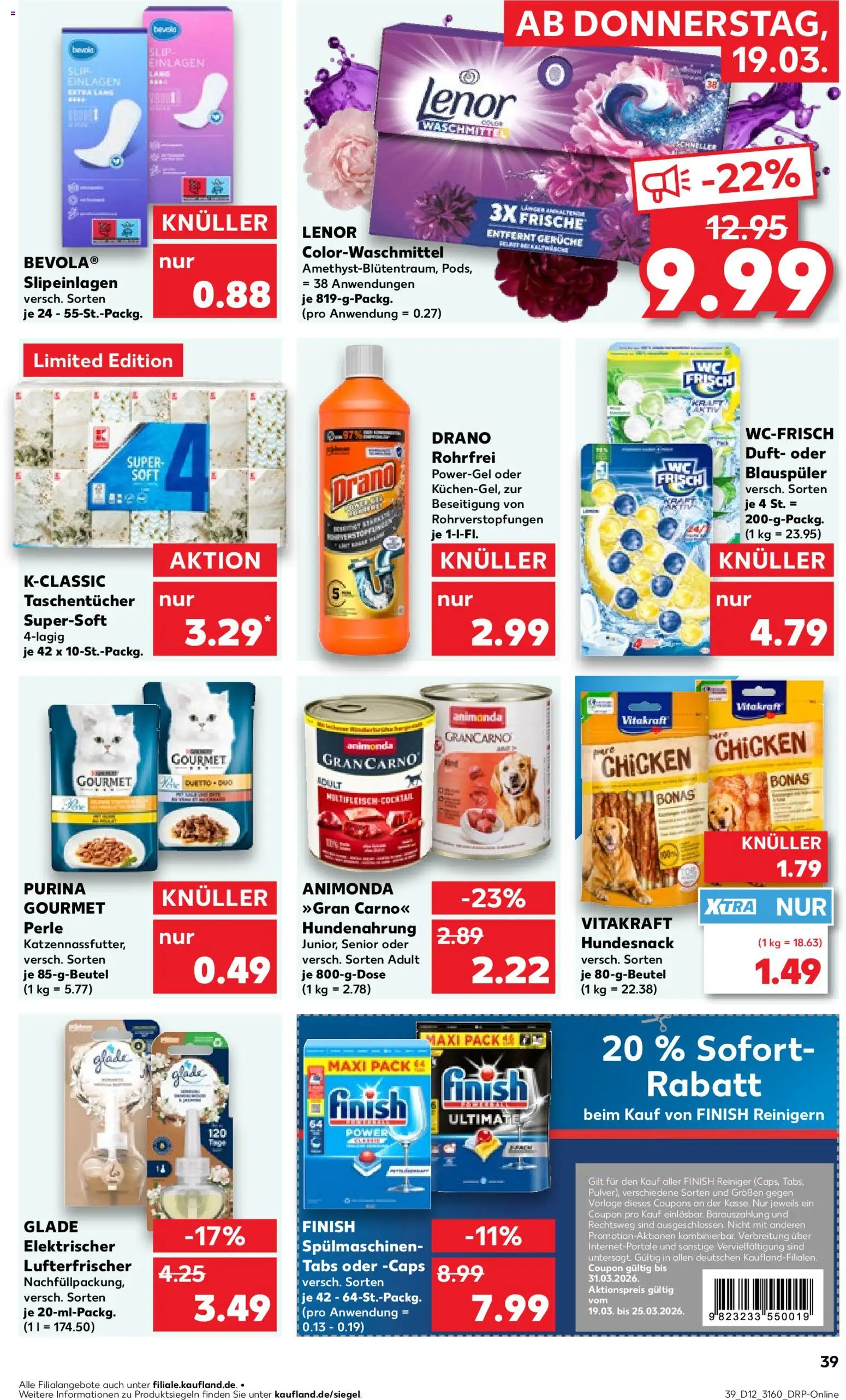 Kaufland Prospekt 	 - Seite 39 - gültig ab 19.03.2026