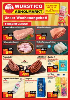 Vorschau Wurstico Abholmarkt Flugblatt gültig ab 16.10.2025
