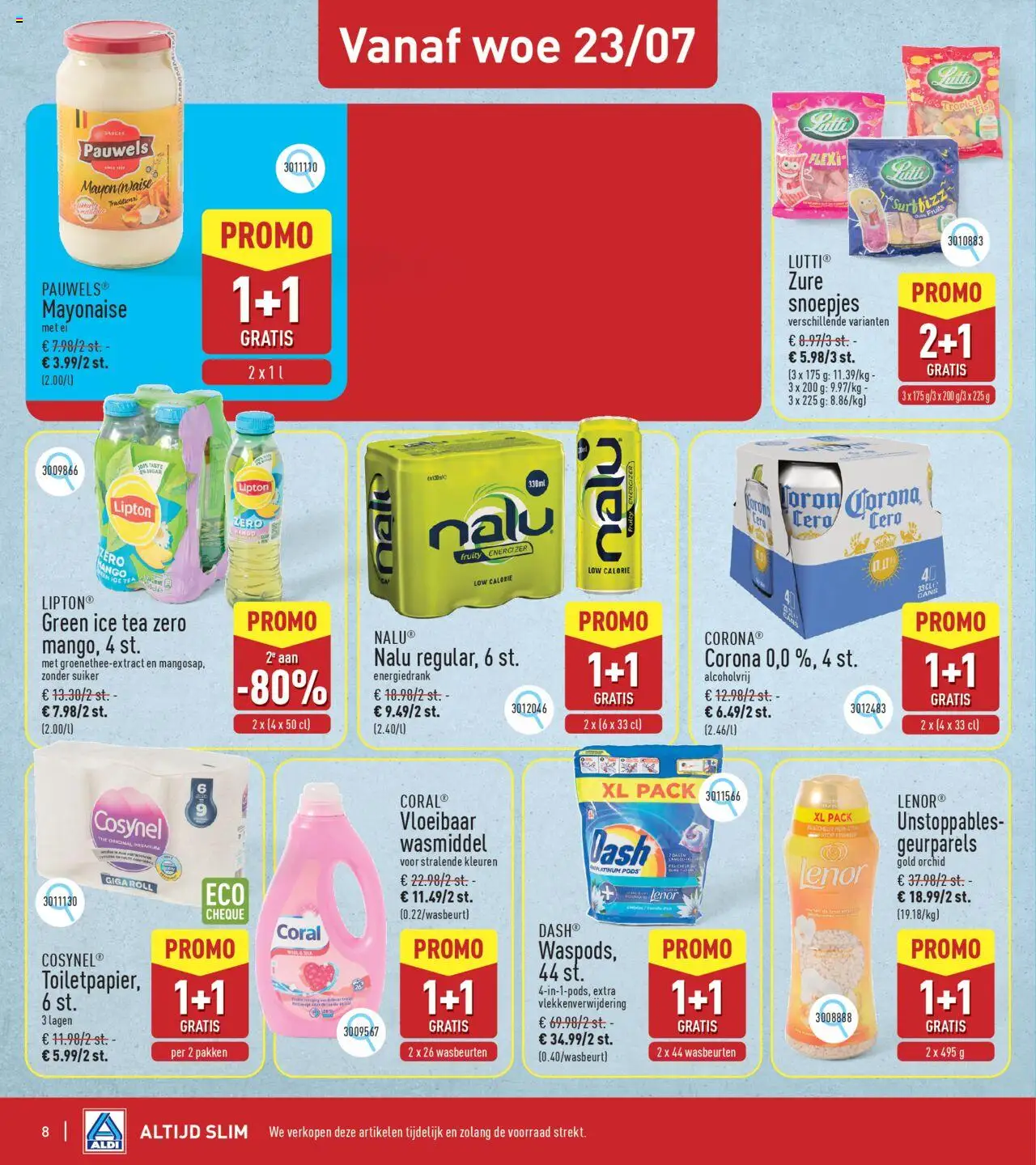 Aldi folder week 30 - pagina 8- geldig vanaf 22/07/2025