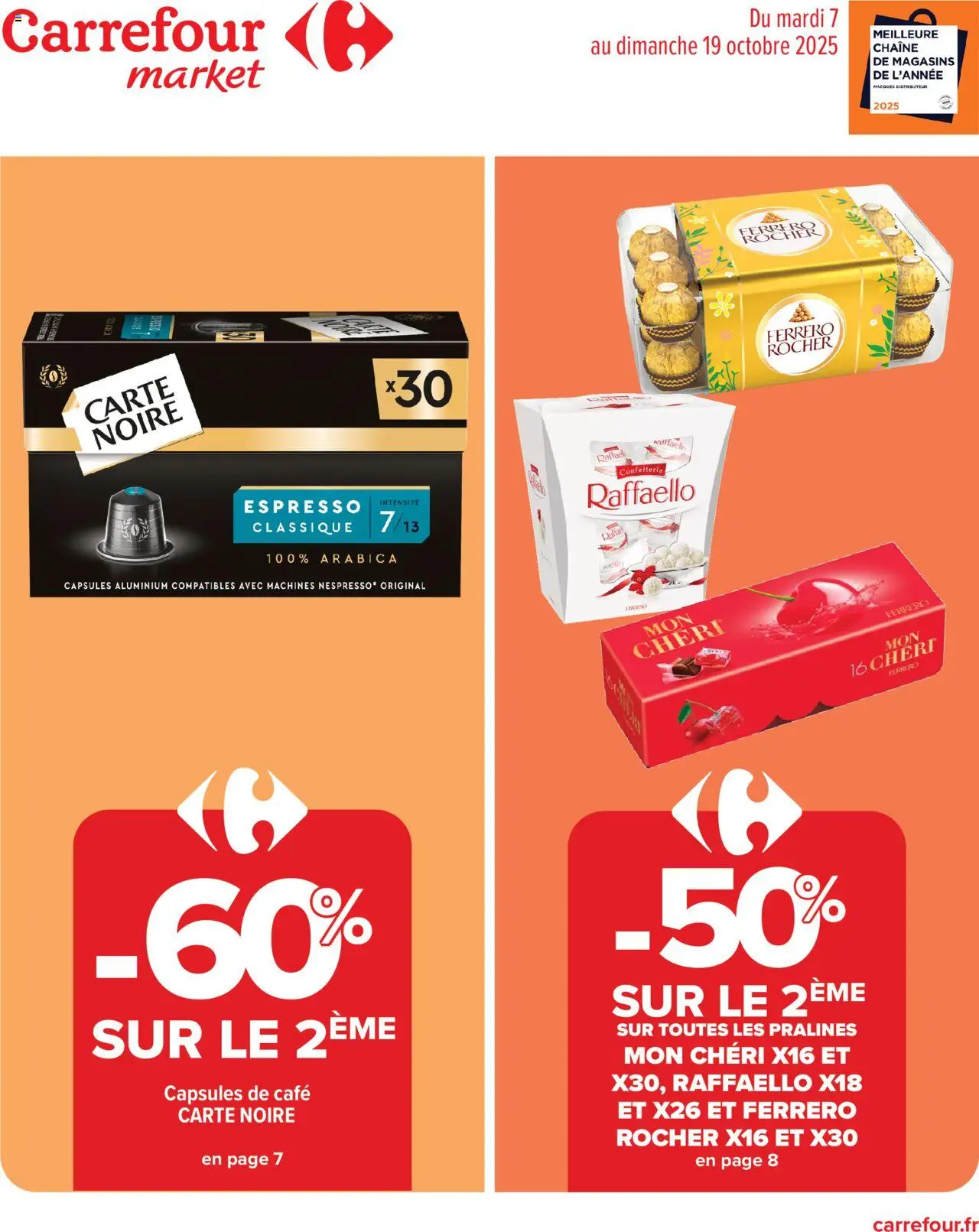 Carrefour Market catalogue semaine 41 - page 1 - valable à partir du 07/10/2025