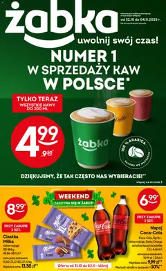 Podgląd Żabka Gazetka ważny od 22.10.2025