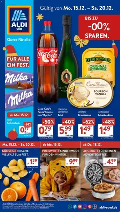 Vorschau Aldi Süd Prospekt 	 gültig ab 15.12.2025