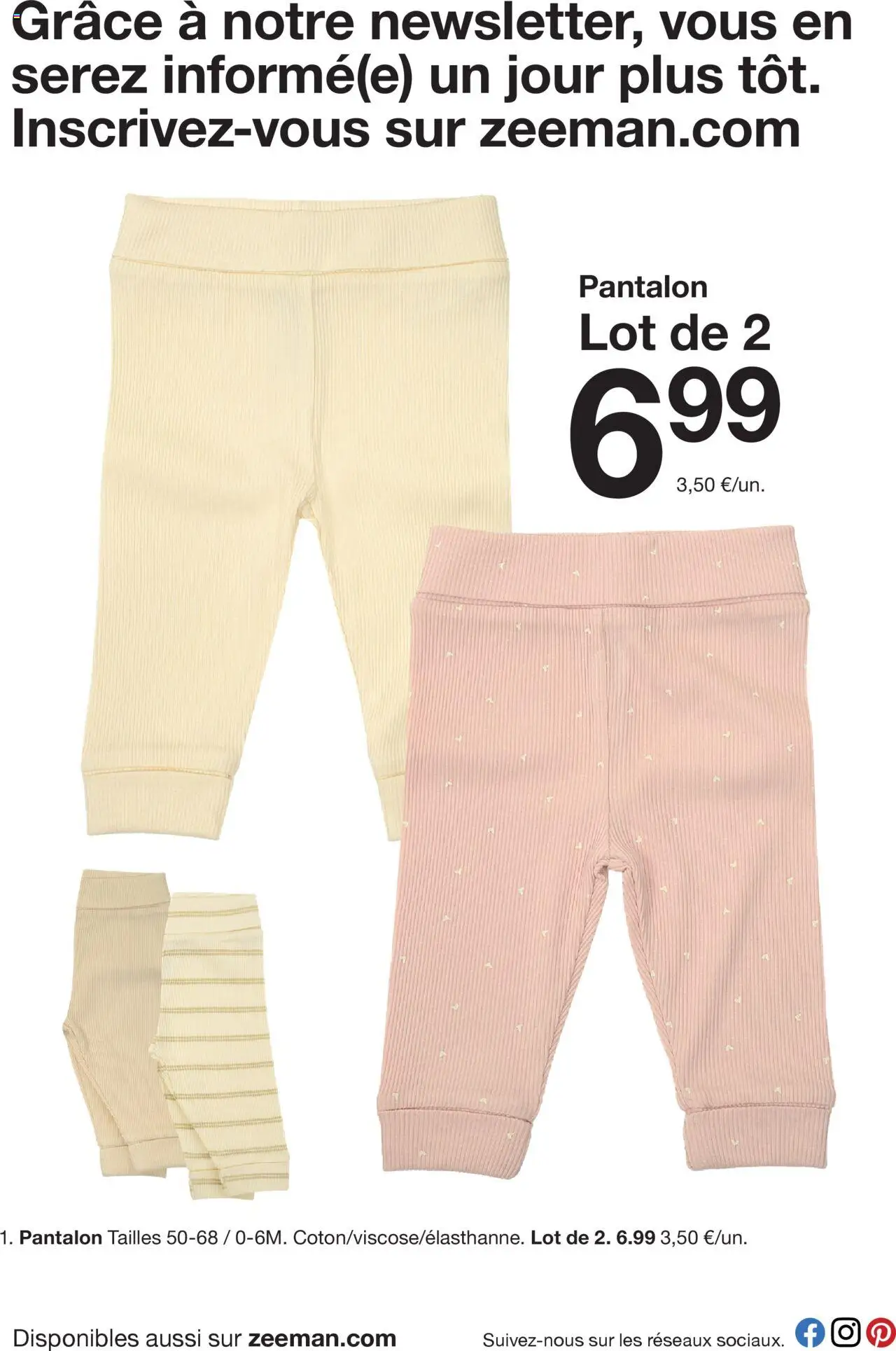 Zeeman catalogue Été - page 2 - valable à partir du 19/07/2025
