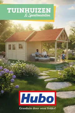 Hubo - Tuinhuis catalogus geldig vanaf 23/02/2026