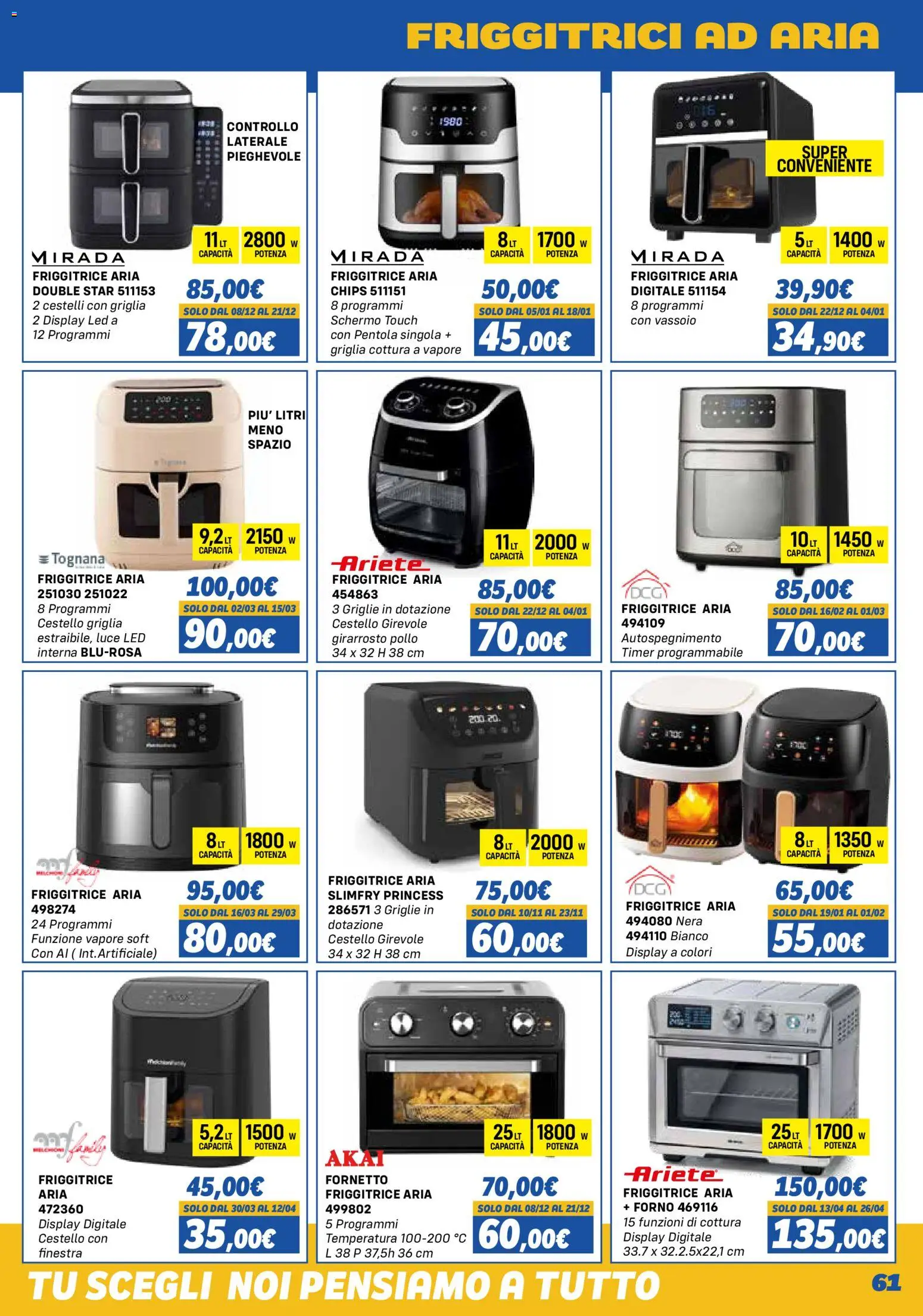 Orizzonte Elettrodomestici catalogo - pagina 61 - valido dal 01/11/2025