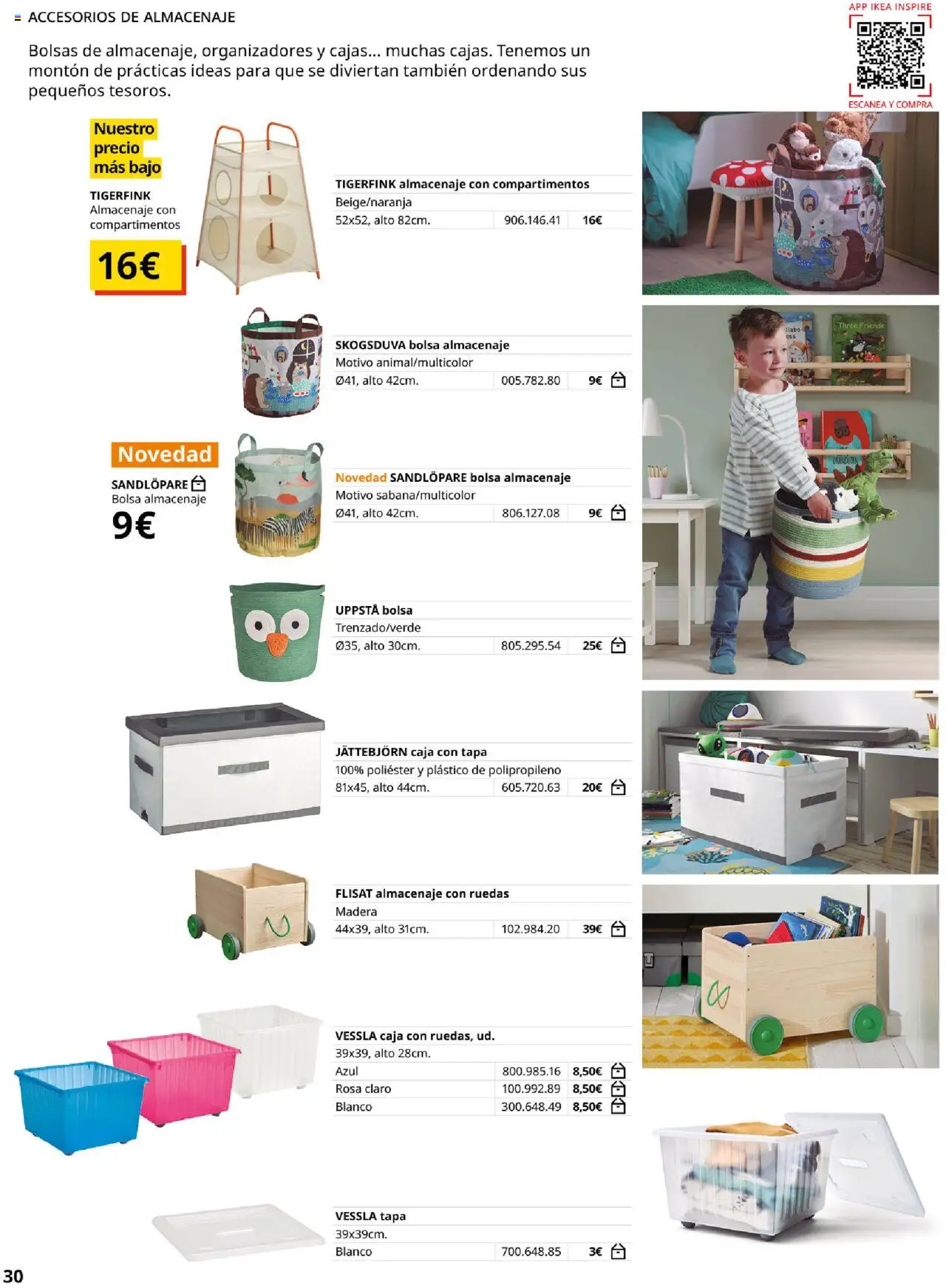 Catálogo IKEA Almacenaje infantil - Página de 30 - Válido desde 01/09/2025