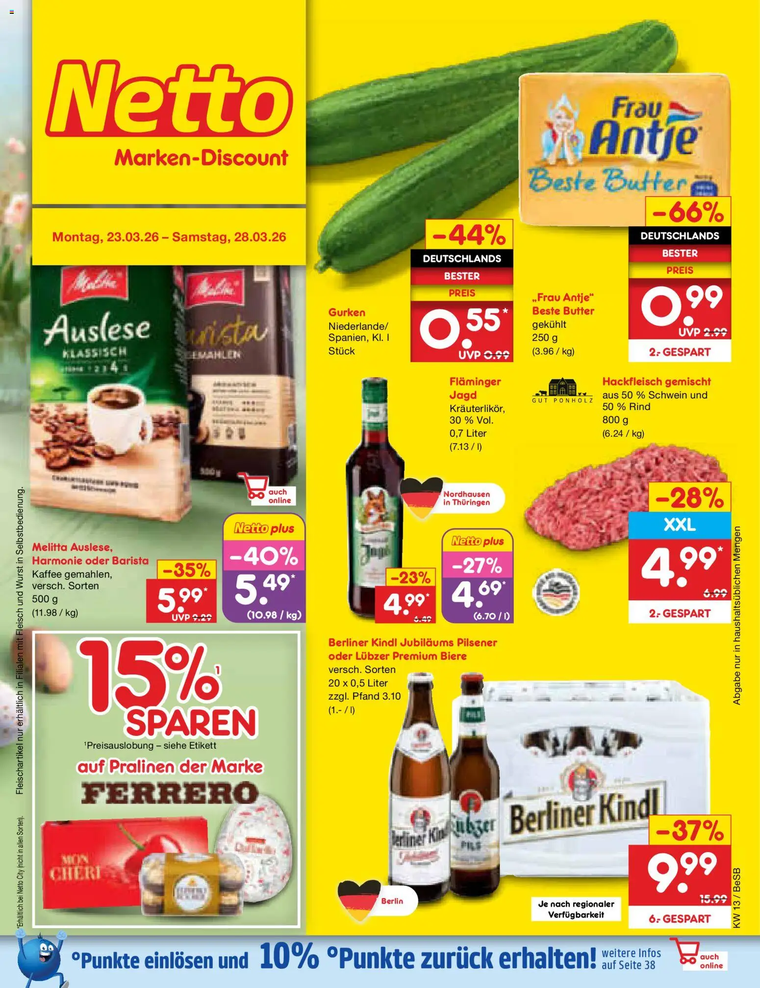 Netto Marken-Discount Prospekt 	 - Seite 1 - gültig ab 23.03.2026