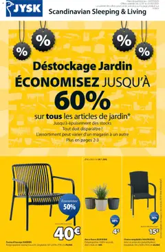 Aperçu Jysk catalogue valable à partir du 22/07/2025
