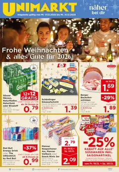 Vorschau Unimarkt Ost gültig ab 17.12.2025