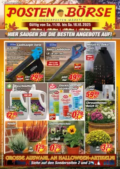 Vorschau Posten Börse Prospekt gültig ab 11.10.2025