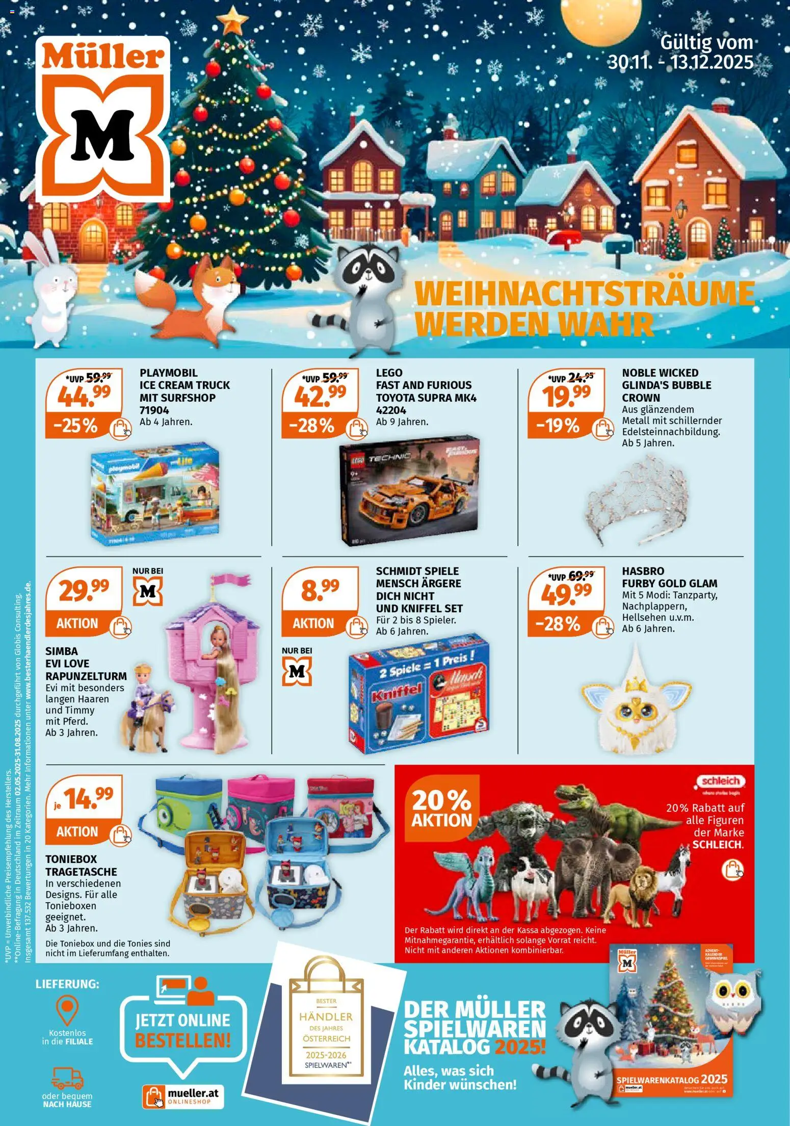 Müller Weihnachtsträume Werden Wahr  - Seite 1- gültig ab 30.11.2025