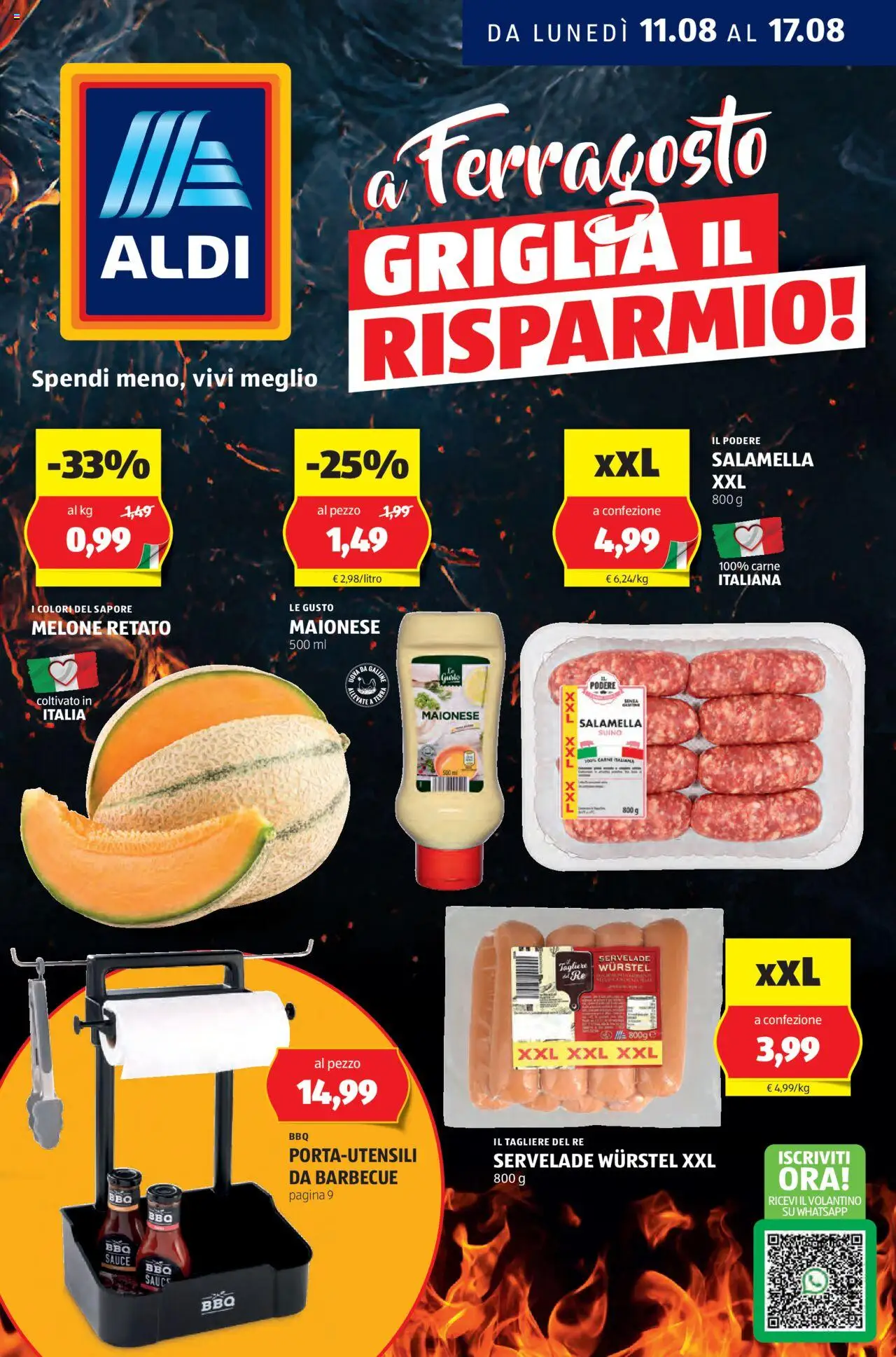 Volantino Aldi	 - pagina 1 - valido dal 11/08/2025