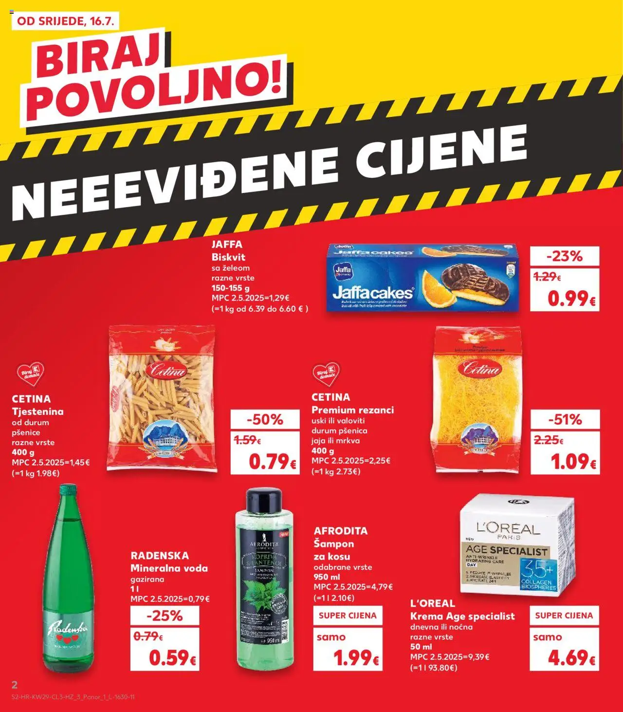 Kaufland HR - Split-Ravne njive - 2oldal - érvényes 2025.07.16.-tól