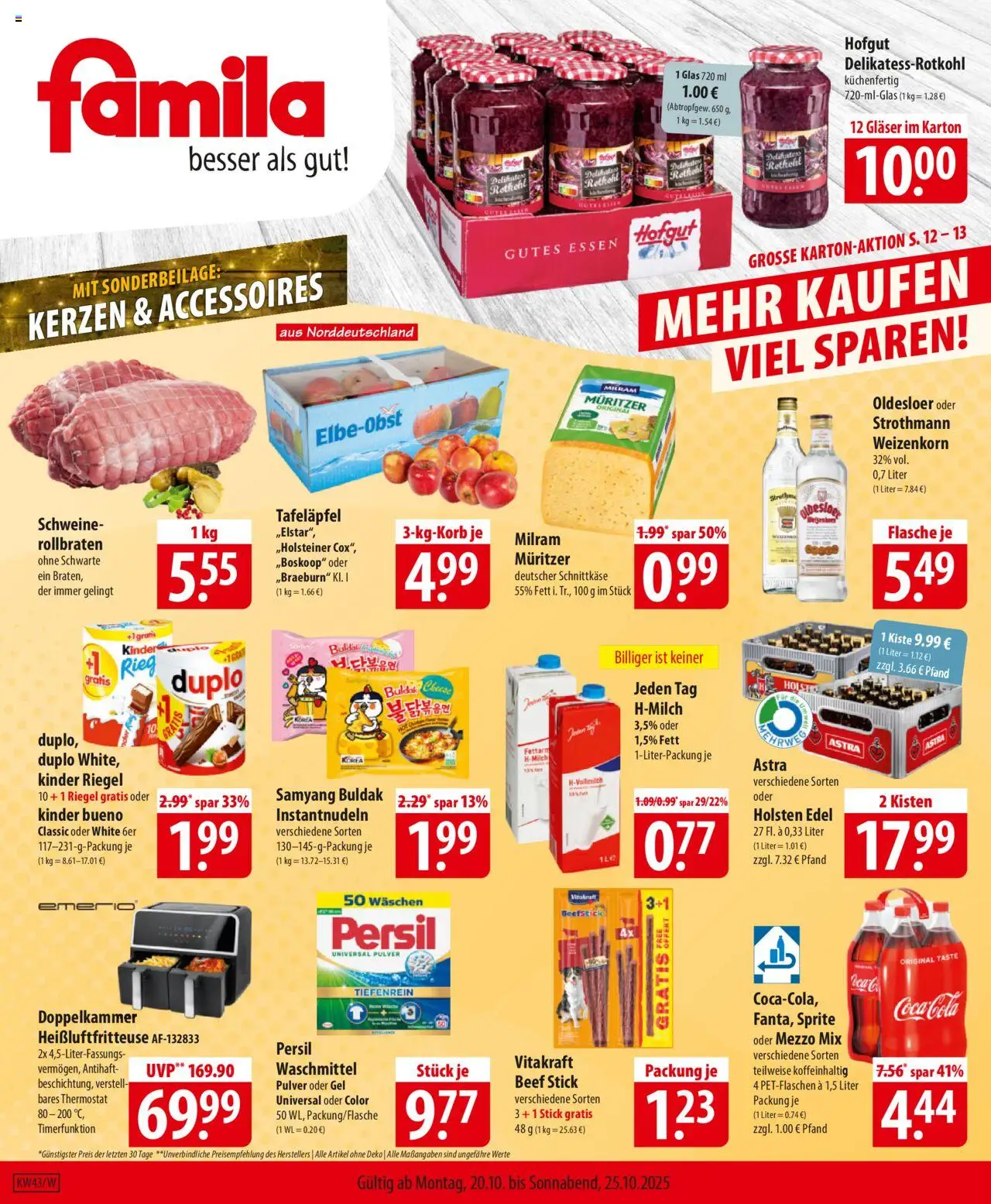 Famila Prospekt 	 - Seite 1 - gültig ab 20.10.2025