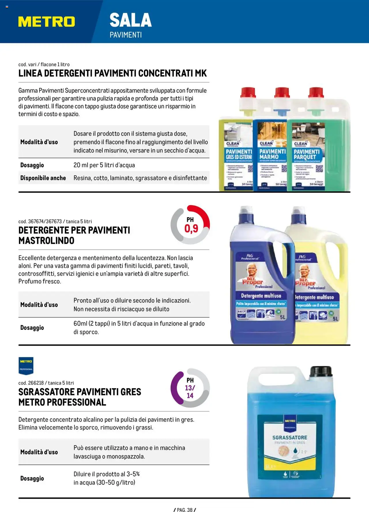 Metro Detergenza Professionale catalogo - pagina 38 - valido dal 11/09/2025