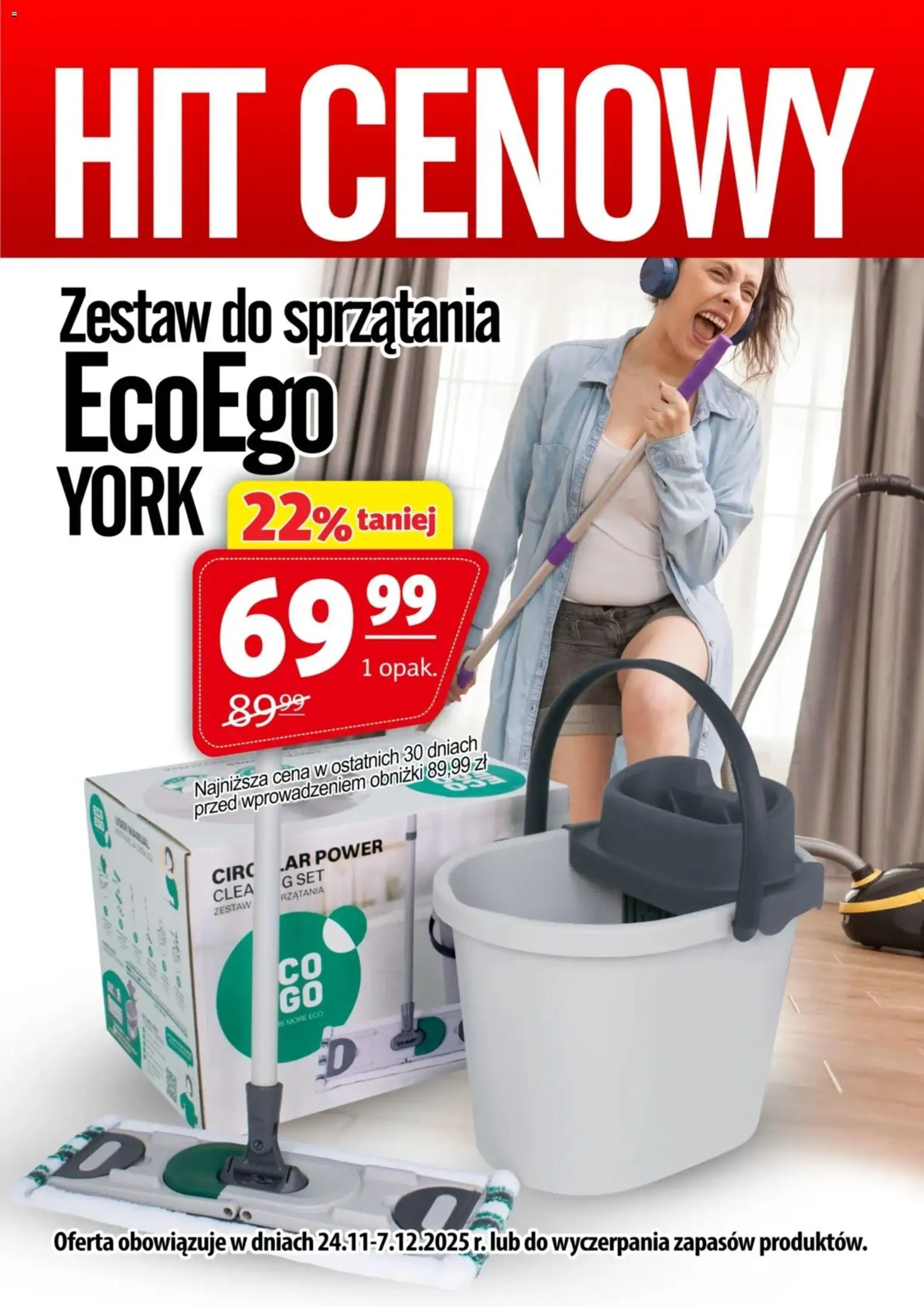 Prim Market Promocja - Zestaw Do Sprzątania Ecoego York - strona 1- ważny od 24.11.2025