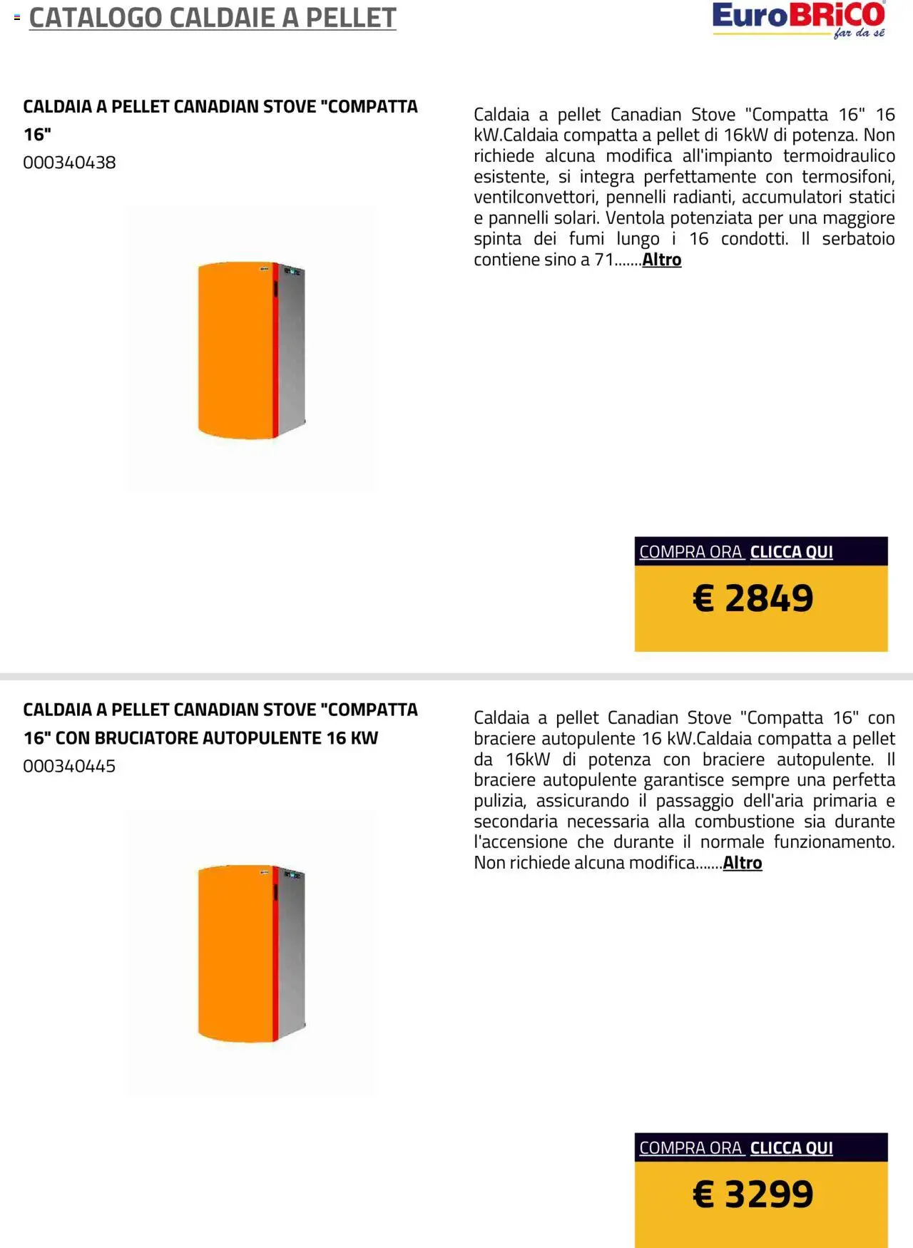 Eurobrico Caldaie catalogo - pagina 2 - valido dal 23/07/2025