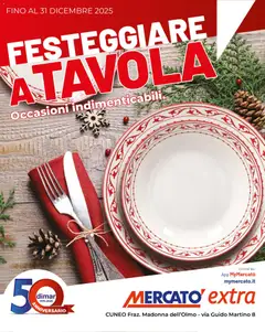 Anteprima Mercatò Extra Festeggiare a tavola catalogo valida dal 24/11/2025