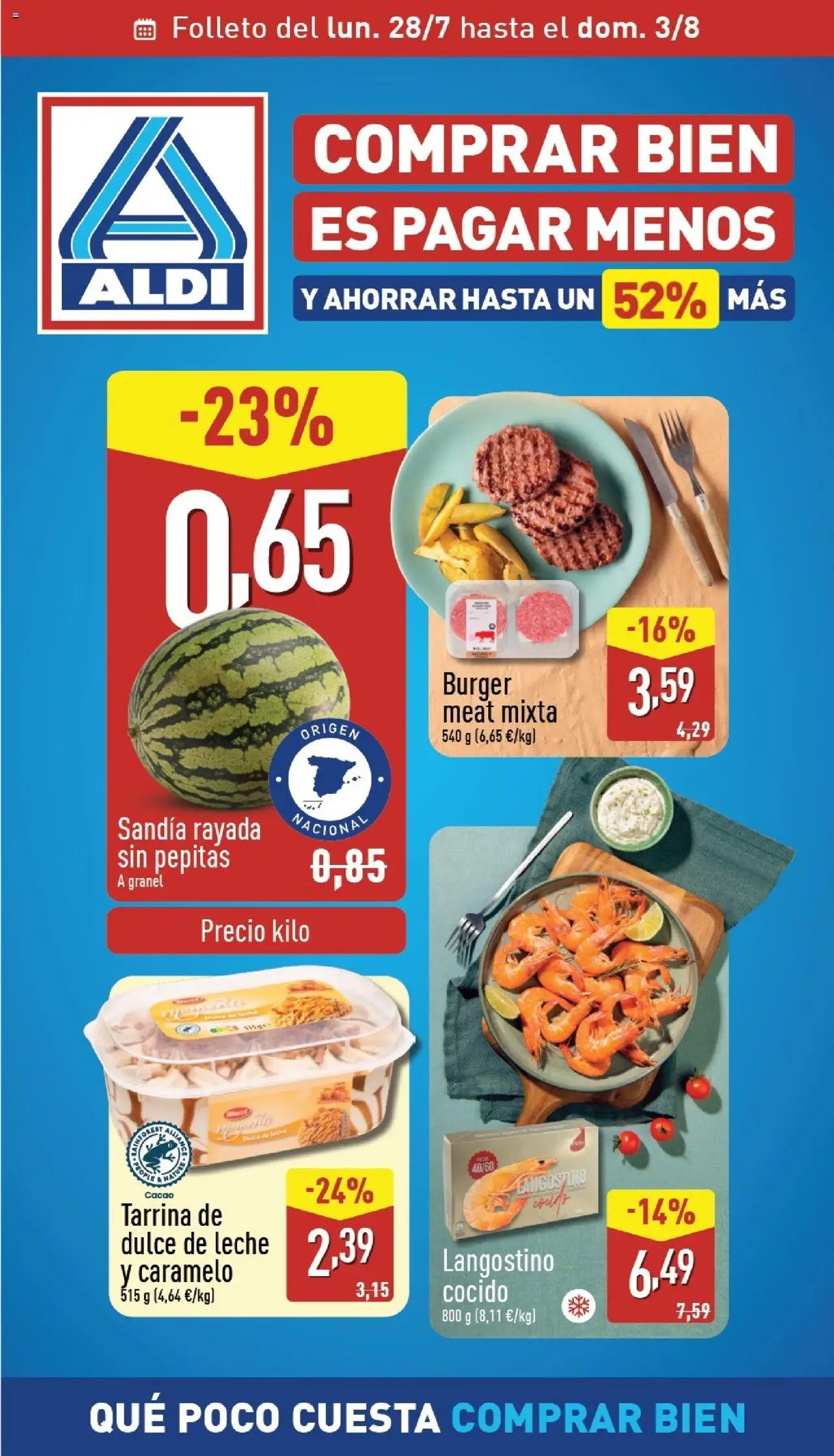 Aldi folleto Baleares - Página de 1 - Válido desde 28/07/2025
