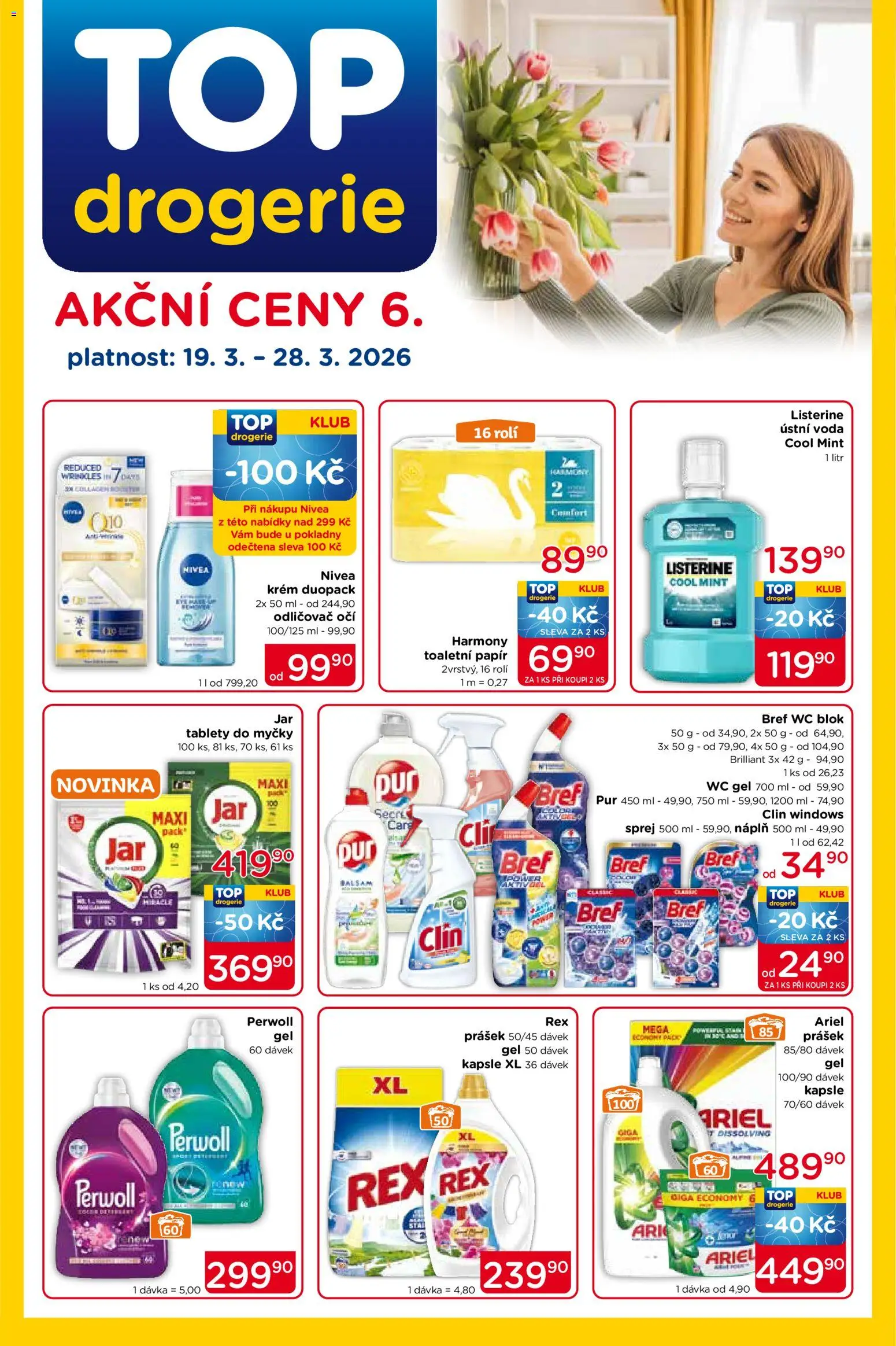 Top drogerie leták - strana 1- platný od 19.03.2026
