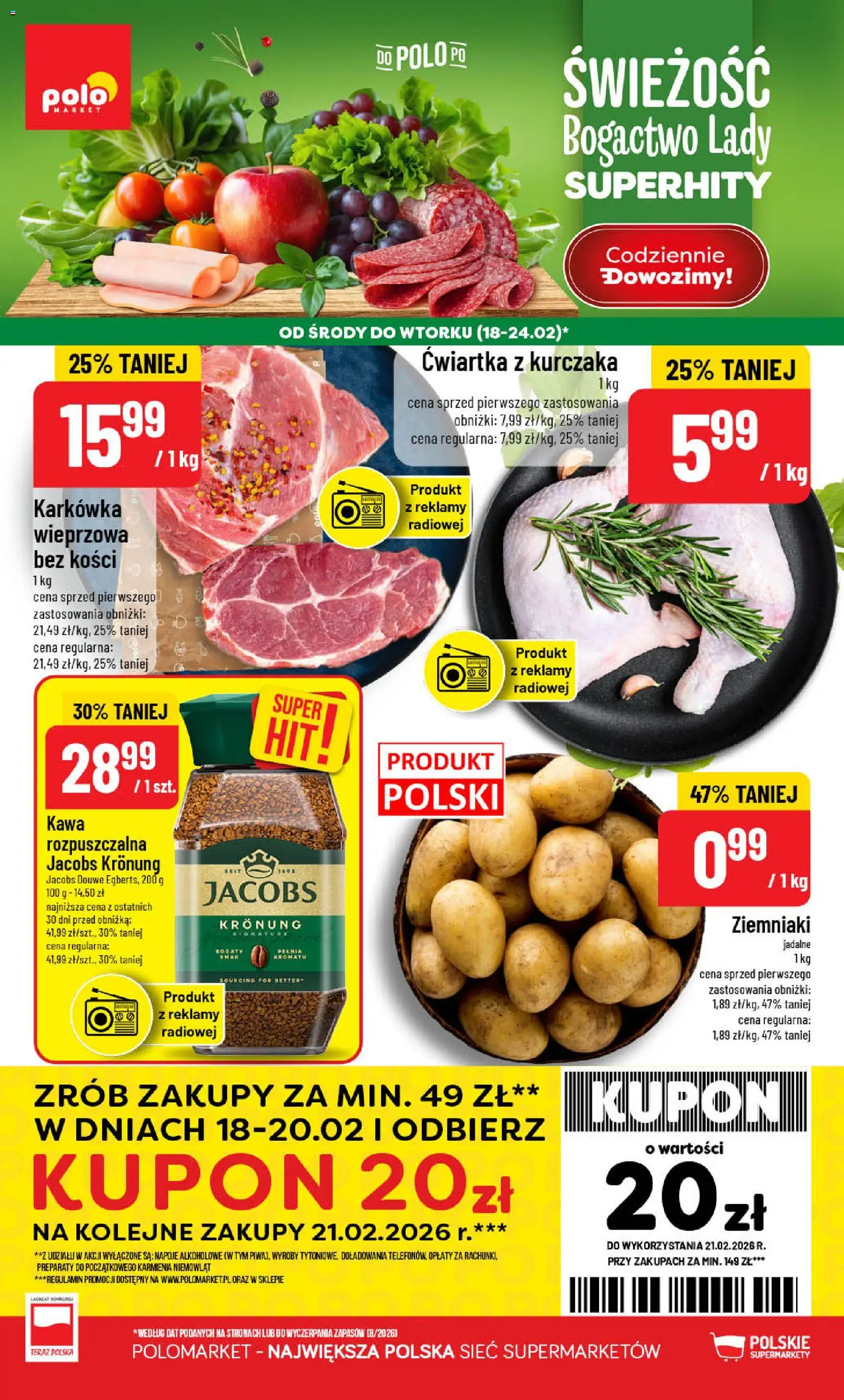 POLOmarket Gazetka - strona 1- ważny od 18.02.2026