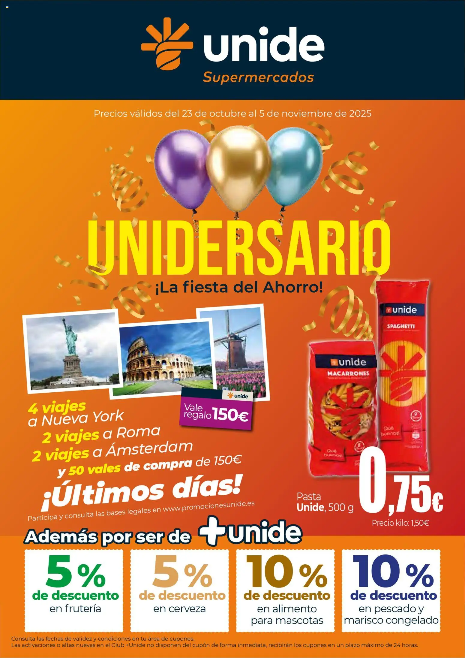Unide - La fiesta de ahorro - Página de 1 - Válido desde 23/10/2025