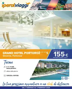 Anteprima Iperal Viaggi catalogo valida dal 03/01/2026