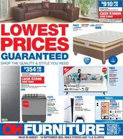 Preview OK Furniture - RSA Lowest Prices Specials valid from 20/08/2025
