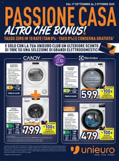 Anteprima Volantino Unieuro	 valida dal 17/09/2025
