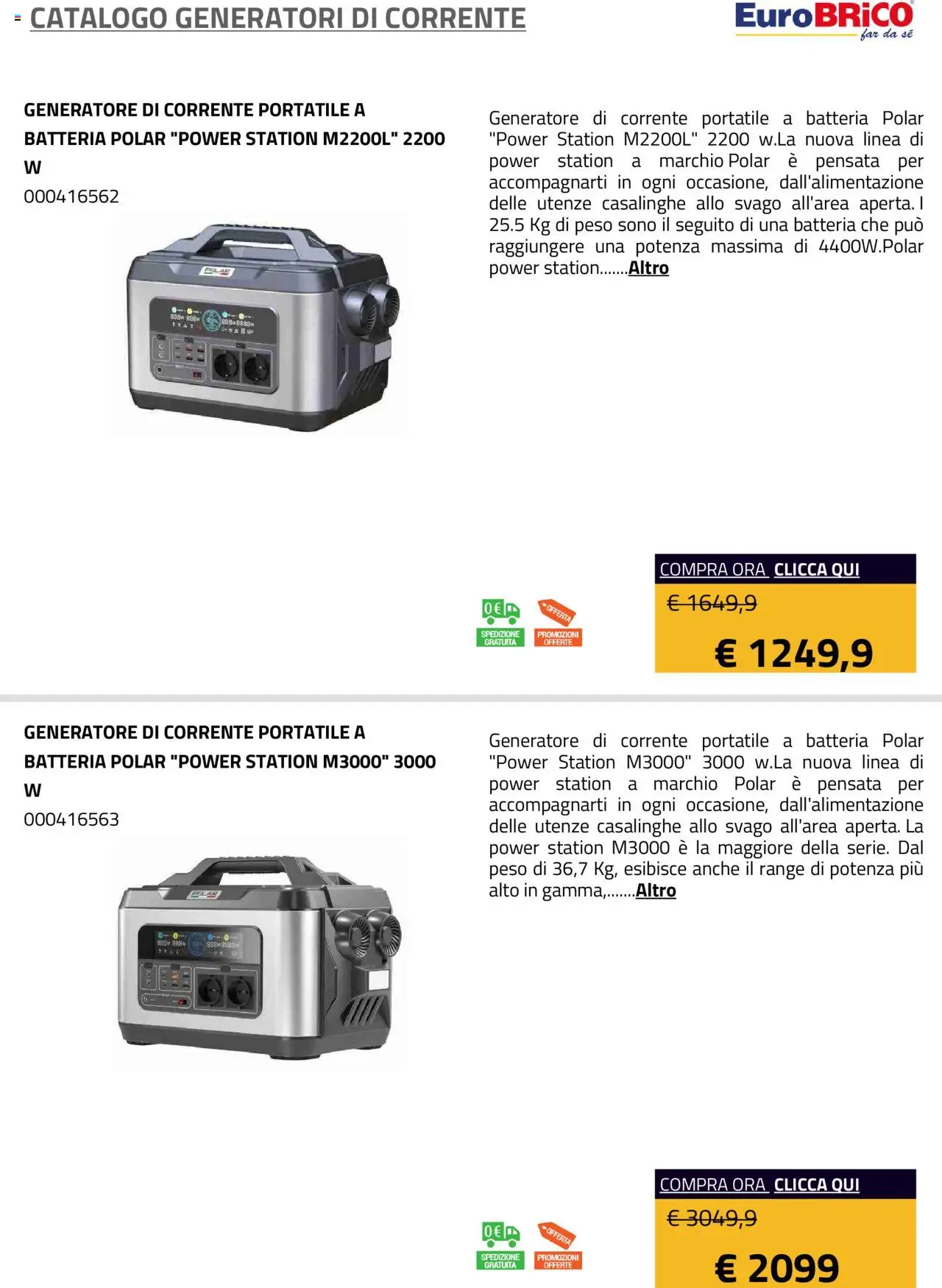Eurobrico Generatori catalogo - pagina 17 - valido dal 23/07/2025
