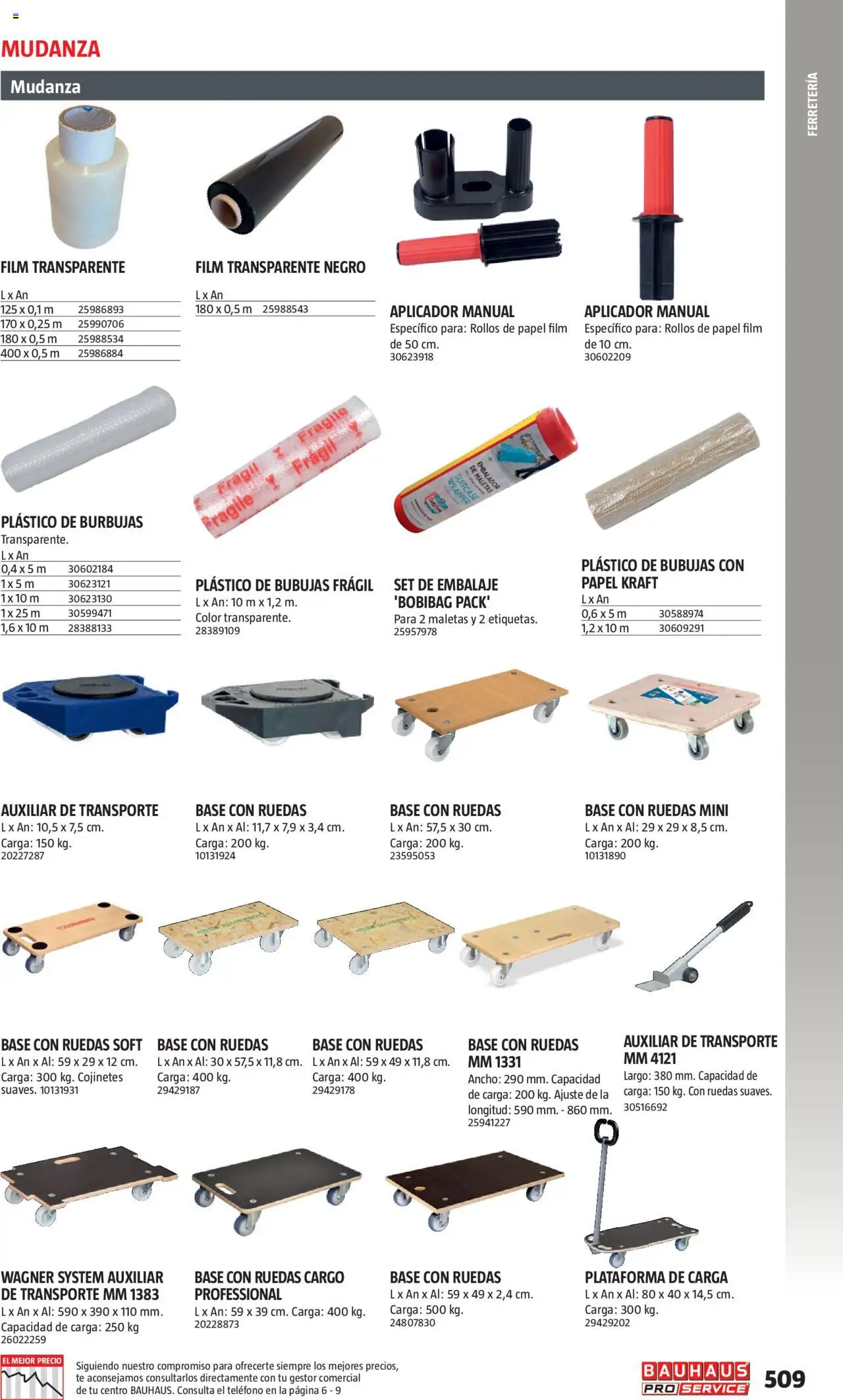 Bauhaus - ProService  - Página de 509 - Válido desde 24/02/2025