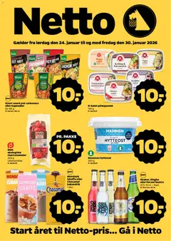 Forhåndsvisning Netto - Tilbudsavis gyldig fra 24/01/2026