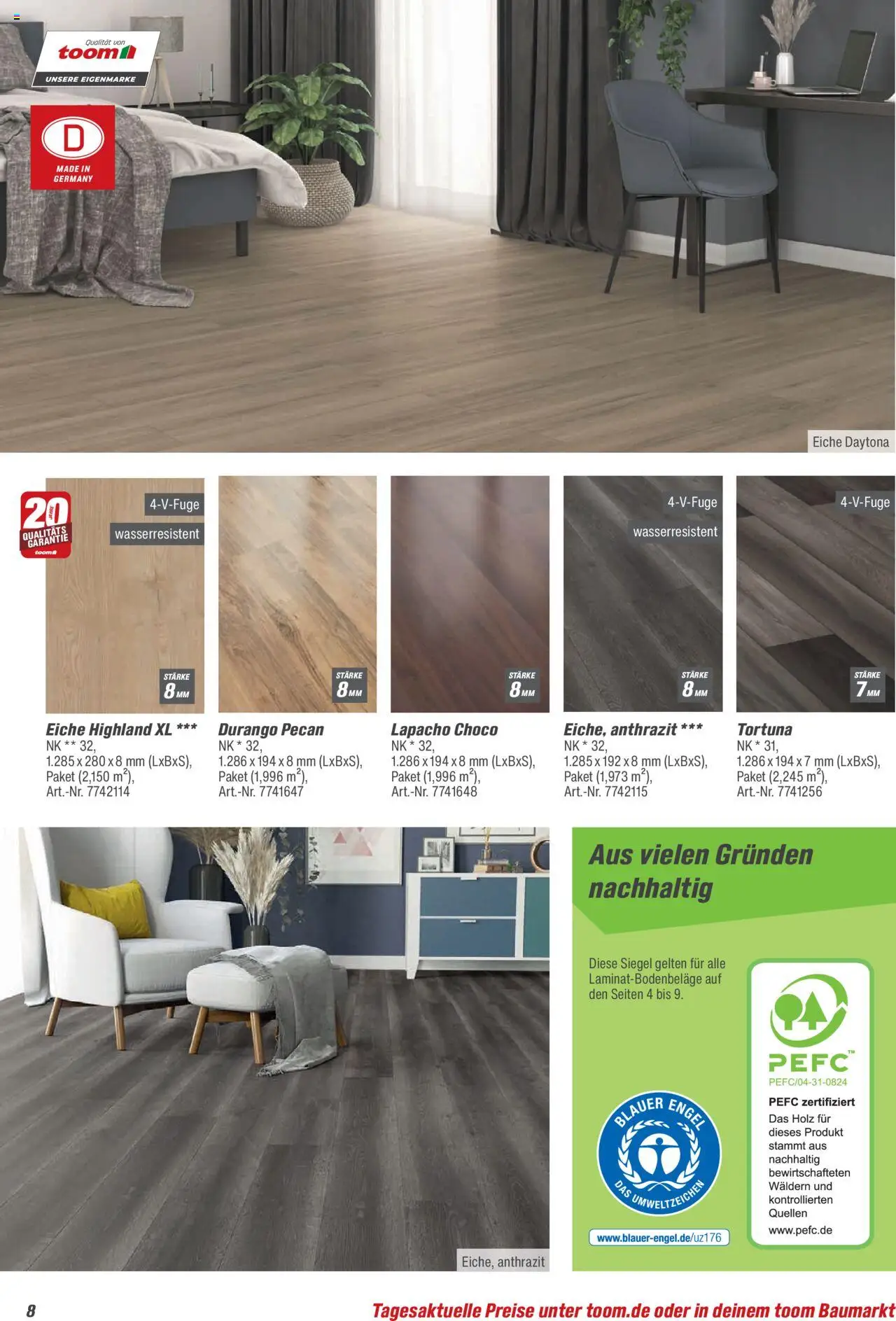 Toom Baumarkt Bodenbeläge & Zubehör 2025 - Seite 8 - gültig ab 21.08.2025